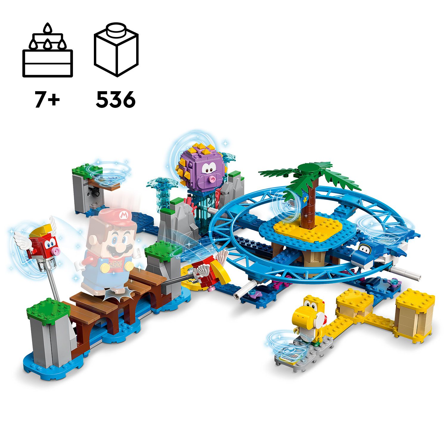 Set s 536 dílky pro děti od 7 let